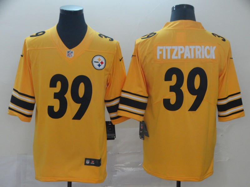 Men's Pittsburgh Steelers #39 Minkah Fitzpatrick Nike Gold Inverted Legend Jersey