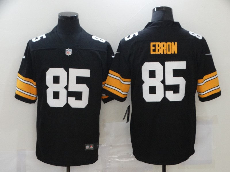 Men's Pittsburgh Steelers #85 Eric Ebron Nike Black Big Number Alternate Limited Jersey