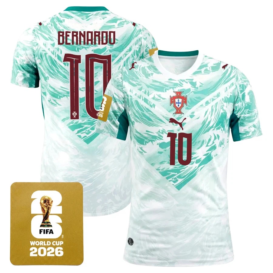 Men's Portugal 2026 World Cup National Team Jersey #10 BERNARDO SILVA