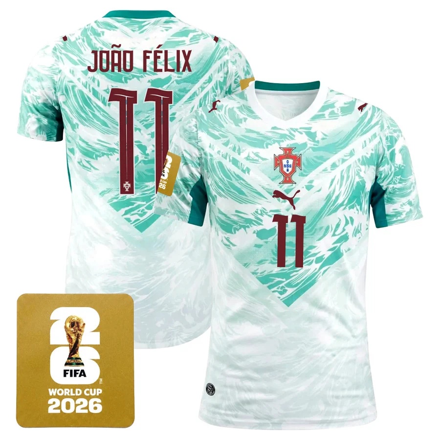 Men's Portugal 2026 World Cup National Team Jersey #11 JOAO FELIX