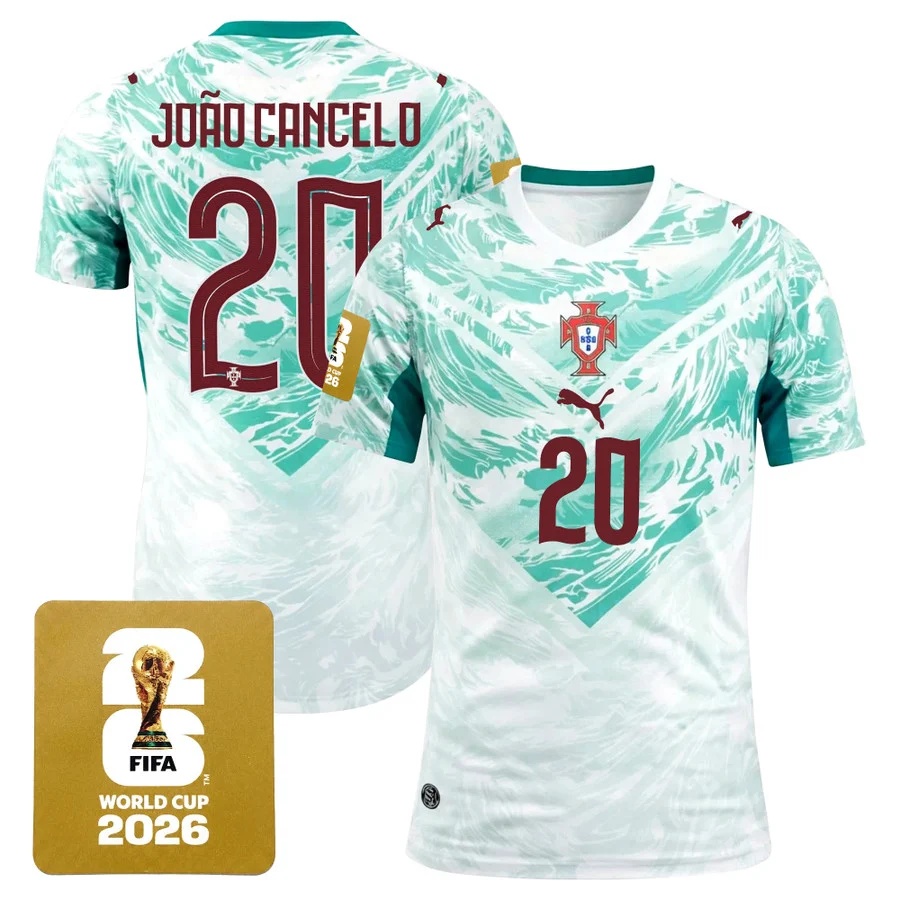 Men's Portugal 2026 World Cup National Team Jersey #20 JOAO CANCELO