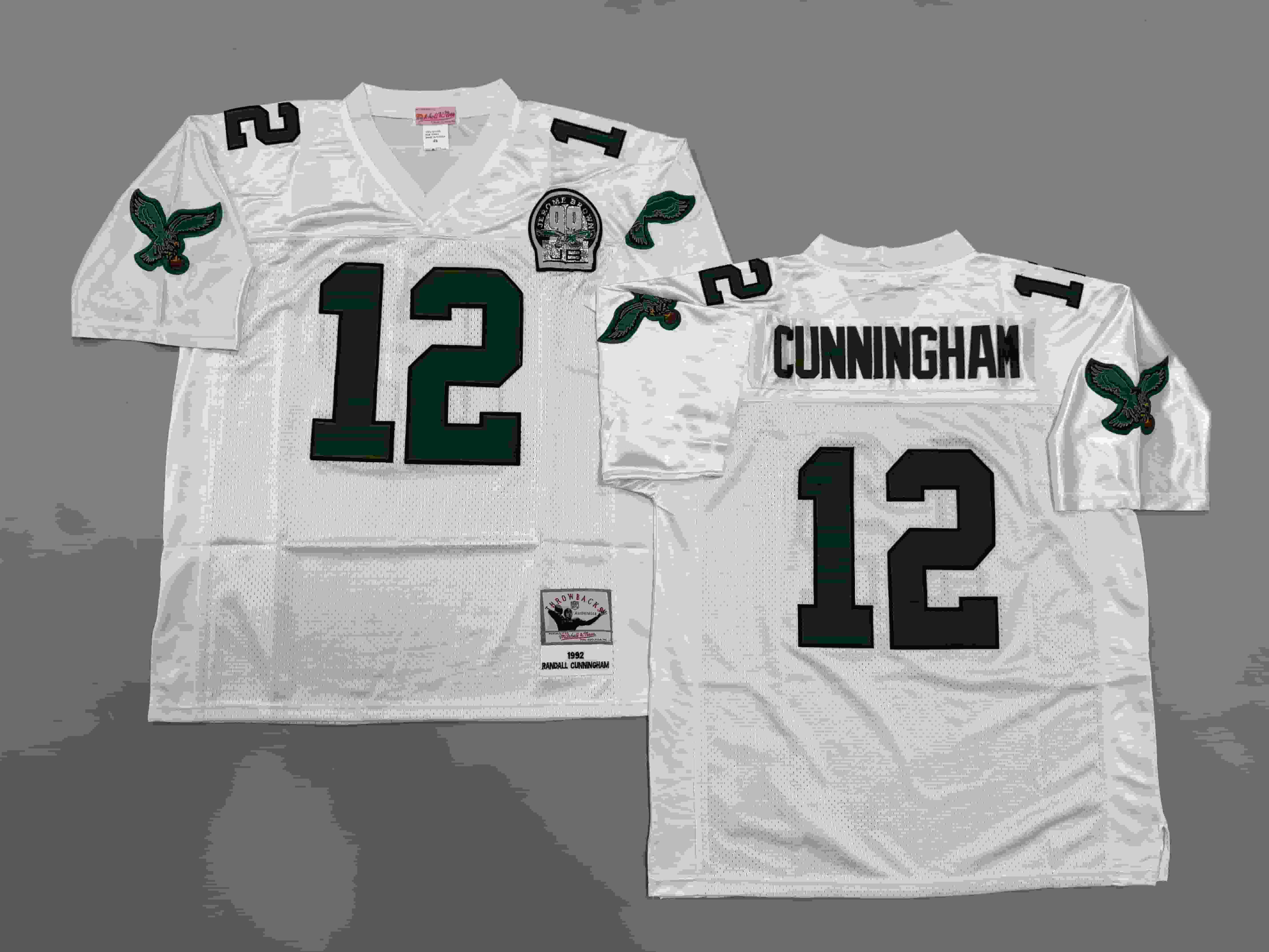 Men's Randall Cunningham White Philadelphia Eagles.