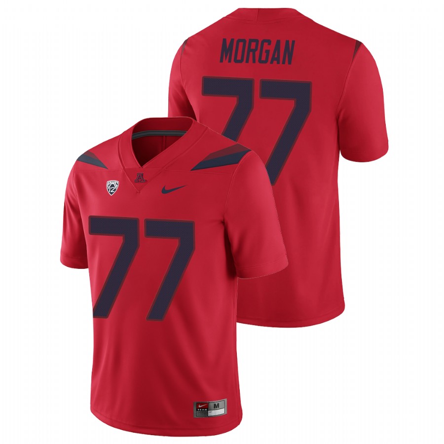 Men's Red Arizona Wildcats Jordan Morgan College Football Alternate Game Jersey