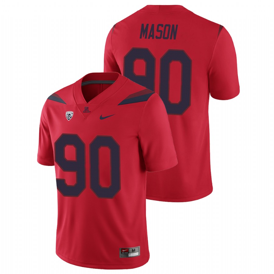 Men's Red Arizona Wildcats Trevon Mason College Football Alternate Game Jersey
