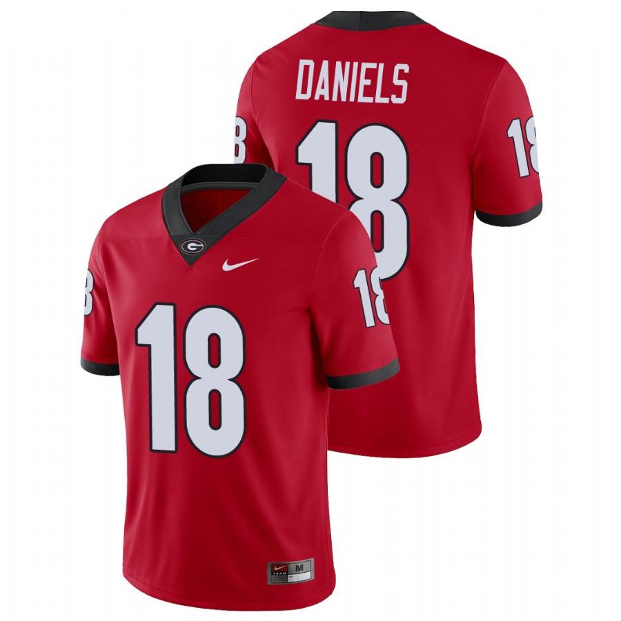 Men's Red Georgia Bulldogs JT Daniels College Football Alumni Player Jersey