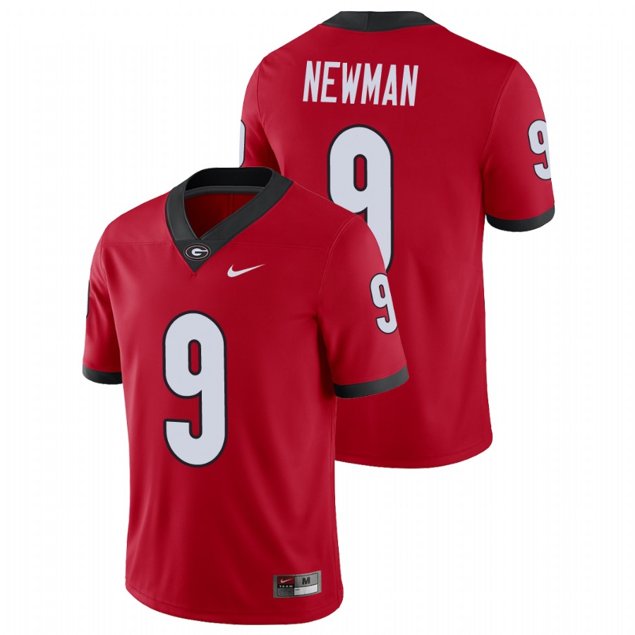 Men's Red Georgia Bulldogs Jamie Newman College Football Alumni Player Jersey