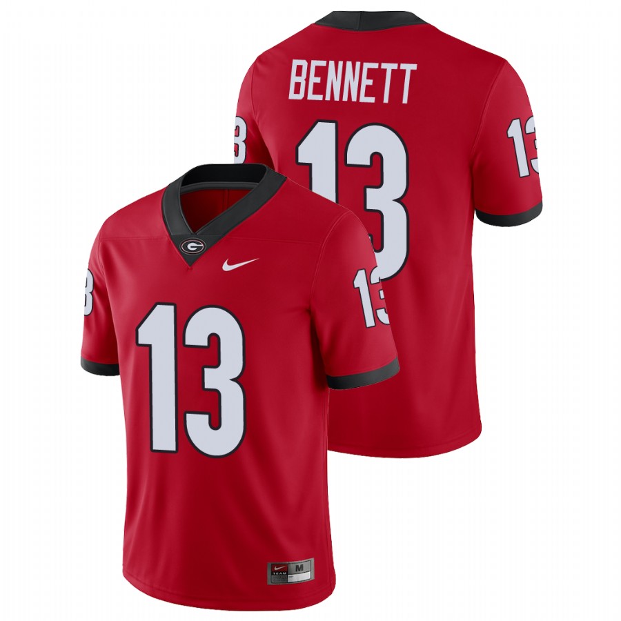 Men's Red Georgia Bulldogs Stetson Bennett College Football Alumni Player Jersey