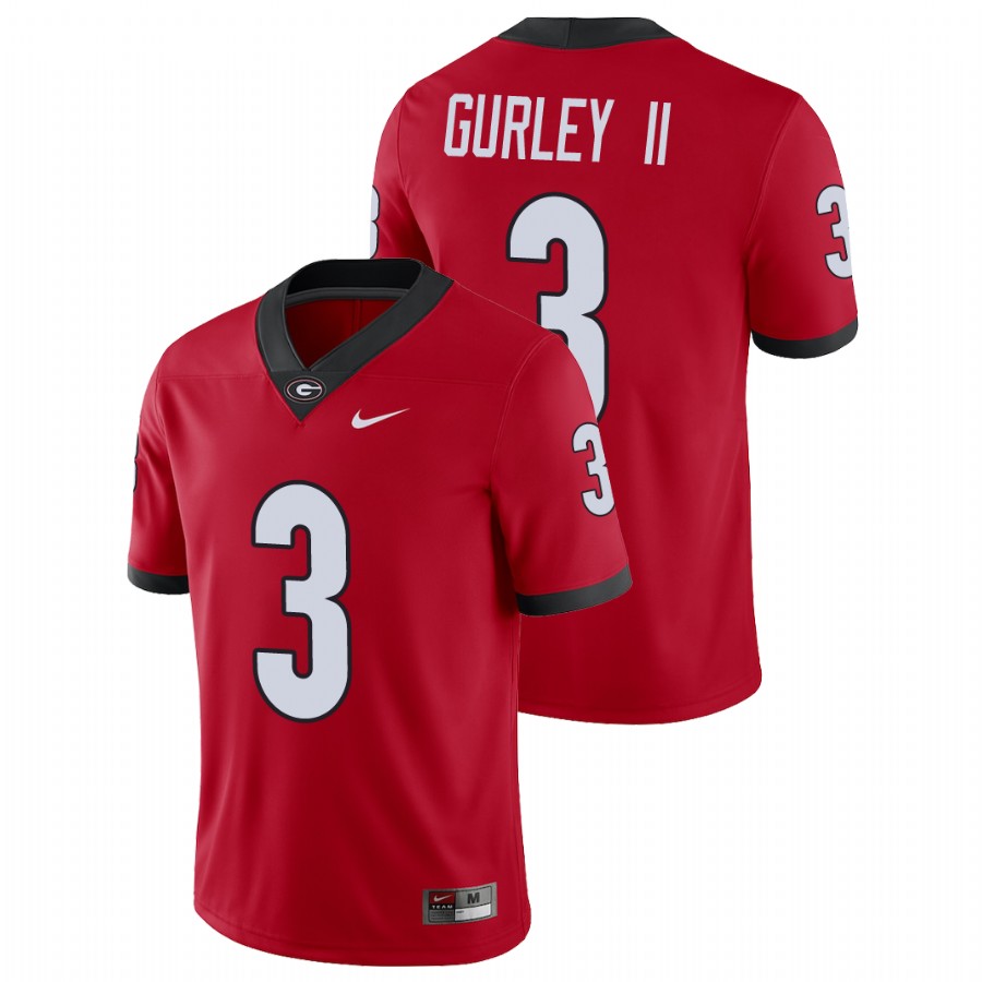 Men's Red Georgia Bulldogs Todd Gurley II College Football Alumni Player Jersey