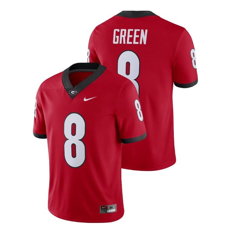 Men's Red Nike A.J. Green Alumni Football Game Georgia Bulldogs Player Jersey