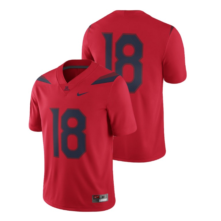 Men's Red Nike College Football Arizona Wildcats 2018 Game Jersey