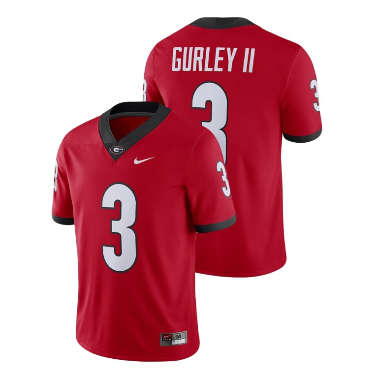 Men's Red Nike Todd Gurley II Alumni Football Game Georgia Bulldogs Player Jersey