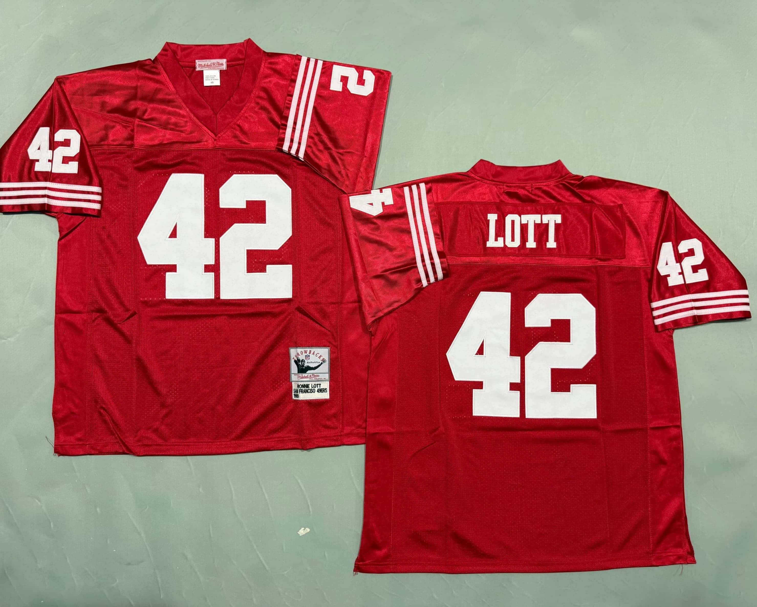 Men's Ronnie Lott Scarlet San Francisco  49ers