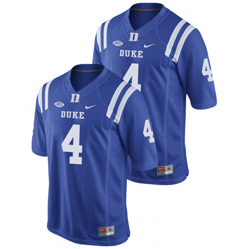Men's Royal Duke Blue Devils Deon Jackson Replica Game Football Jersey