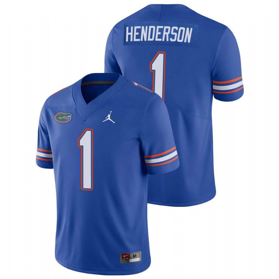 Men's Royal Florida Gators CJ Henderson Limited Football Jersey