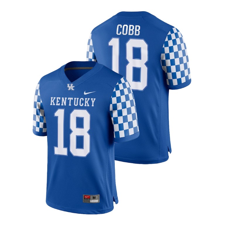 Men's Royal Nike Randall Cobb Game Kentucky Wildcats College Football Jersey