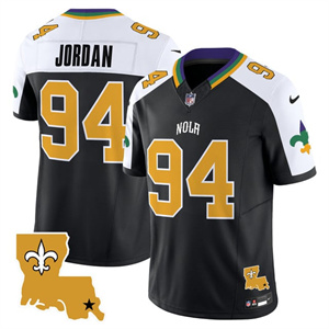 Men's Saints 2025 New Orleans City Vapor Limited Jersey - All Stitched Cameron Jordan    94