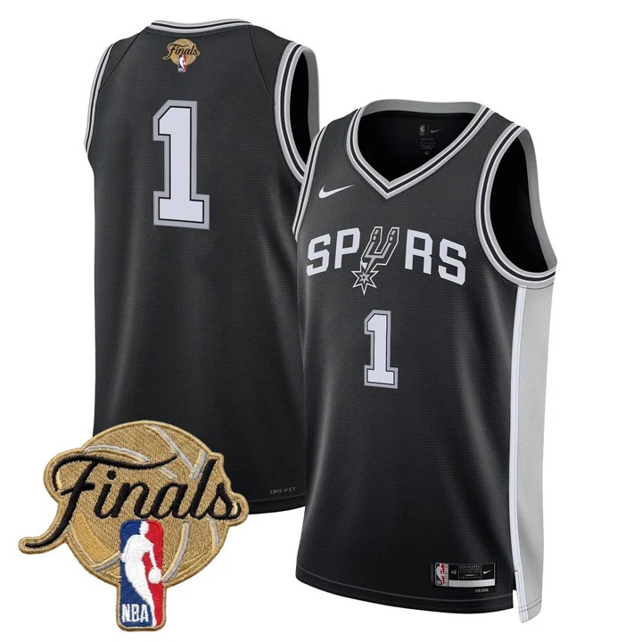 Men's San Antonio Spurs 2026 Finals Swingman Jersey ICON #1