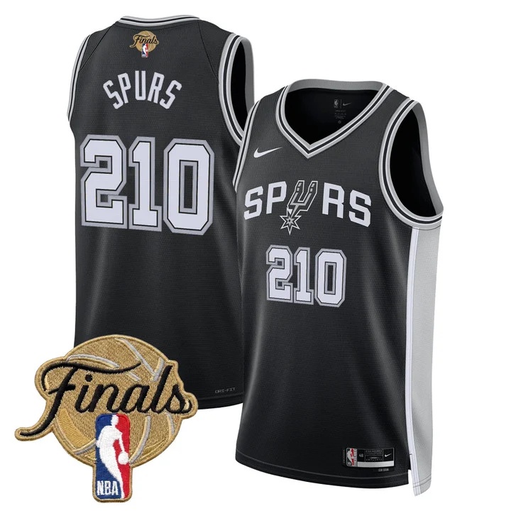Men's San Antonio Spurs 2026 Finals Swingman Jersey ICON #210 SPURS