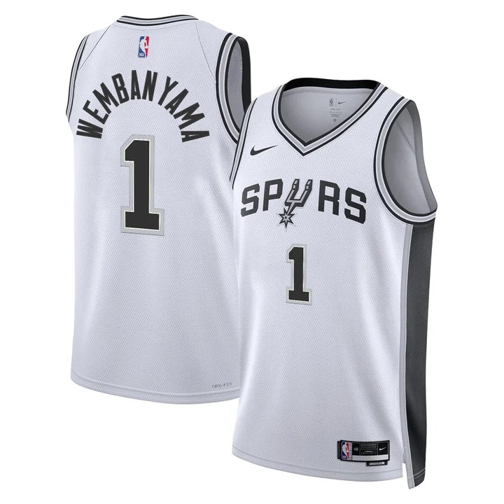 Men's San Antonio Spurs Jersey Collection #1 VICTOR WEMBANYAMA