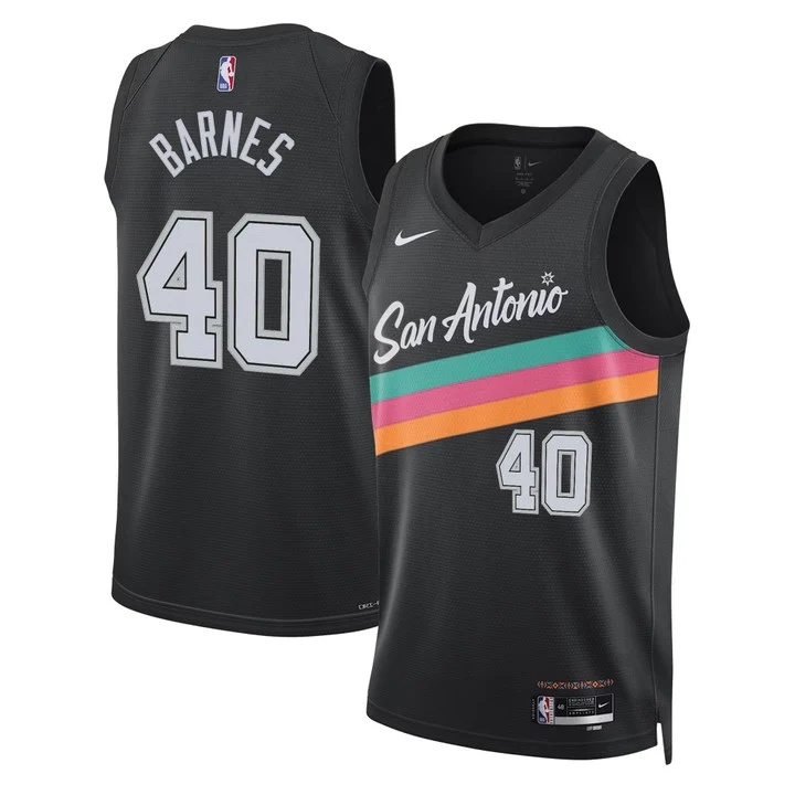 Men's San Antonio Spurs Jersey Collection CITY #40 HARRISON BARNES