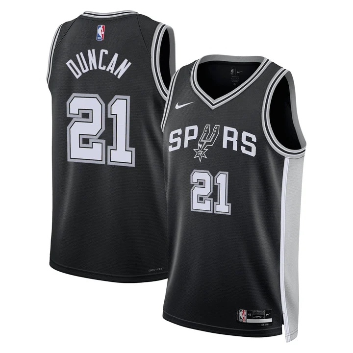 Men's San Antonio Spurs Jersey Collection ICON #21 TIM DUNCAN