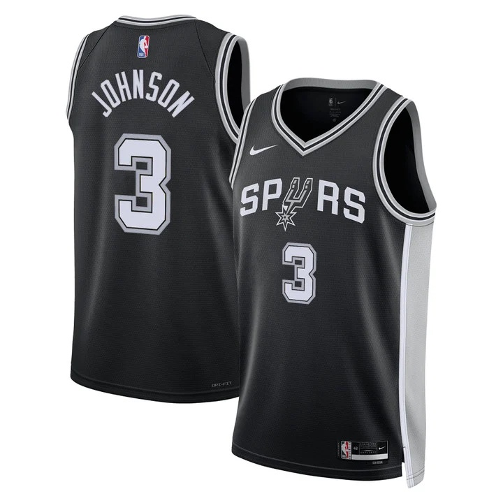 Men's San Antonio Spurs Jersey Collection ICON #3 KELDON JOHNSON