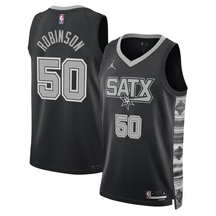 Men's San Antonio Spurs Jersey Collection STATEMENT #50 DAVID ROBINSON