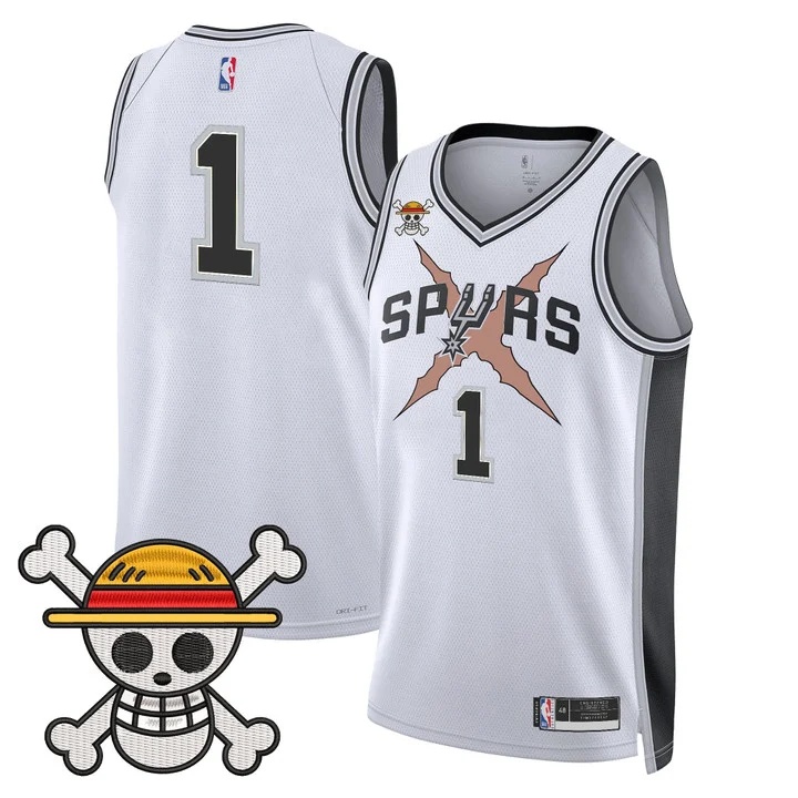 Men's San Antonio Spurs x One Piece Jersey Collection #1