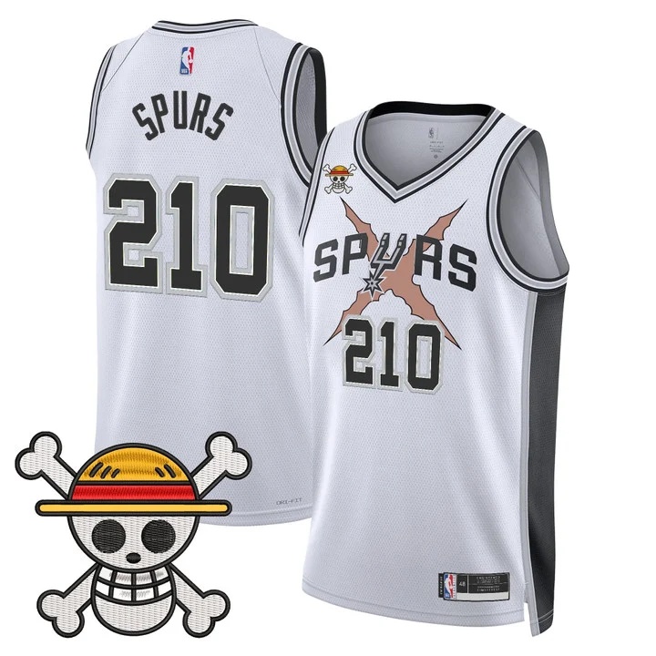 Men's San Antonio Spurs x One Piece Jersey Collection #210 SPURS