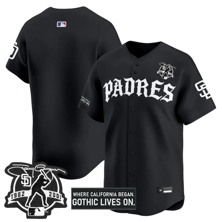 Men's San Diego Padres 'Old English Edition' Vapor Premier Limited Jersey BLANK