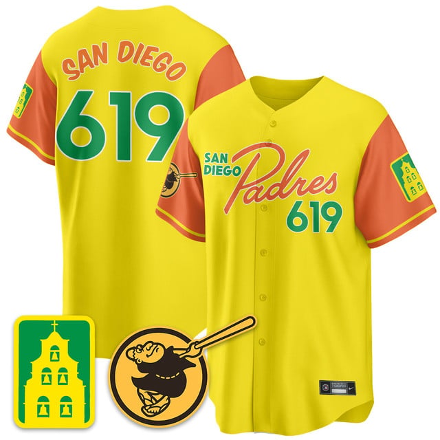Men's San Diego Padres City Connect City Concept Jersey #619 SAN DIEGO