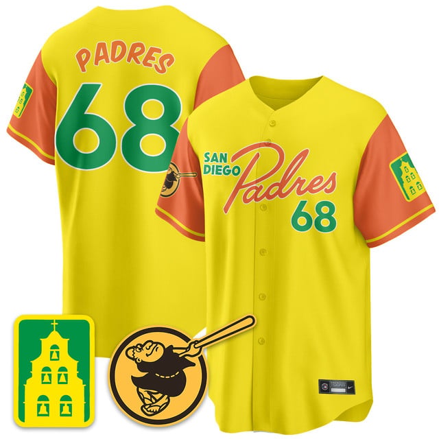 Men's San Diego Padres City Connect City Concept Jersey #68 PADRES