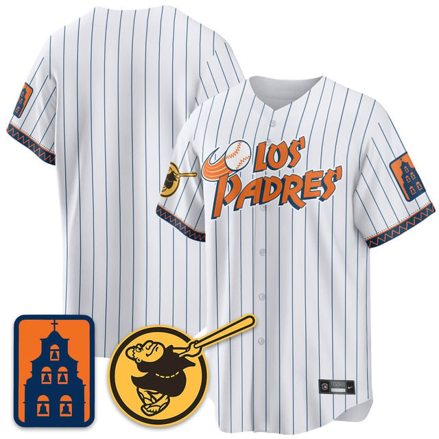 Men's San Diego Padres City Connect City Concept Jersey WHITE BLANK