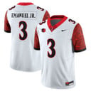 Men's San Diego State Football 2025 Limited Jersey - All Stitched White Bert Emanuel Jr. - 3