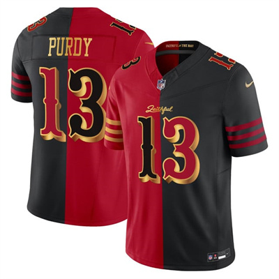 Men's San Francisco 49ers 2025 “Rivalries” Vapor Limited Jersey split #13 Brock Purdy
