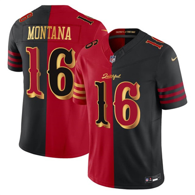 Men's San Francisco 49ers 2025 “Rivalries” Vapor Limited Jersey split #16 Joe Montana