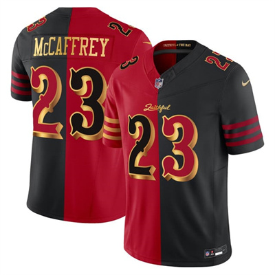 Men's San Francisco 49ers 2025 “Rivalries” Vapor Limited Jersey split #23 Christian McCaffrey