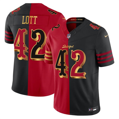 Men's San Francisco 49ers 2025 “Rivalries” Vapor Limited Jersey split #42 Ronnie Lott