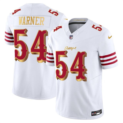 Men's San Francisco 49ers 2025 “Rivalries” Vapor Limited Jersey white #54 Fred Warner
