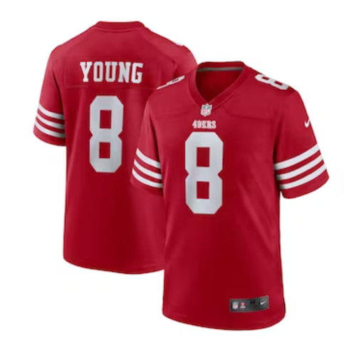 Men's San Francisco 49ers Steve Young Nike Scarlet Retired Player Game Jersey