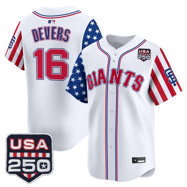 Men's San Francisco Giants America 250 Edition Vapor Premier Limited Jersey #16 RAFAEL DEVERS