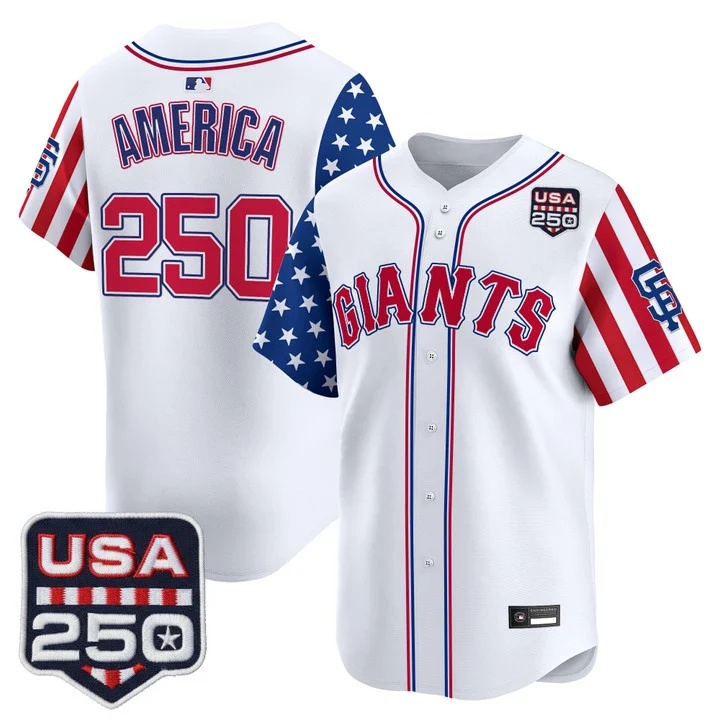 Men's San Francisco Giants America 250 Edition Vapor Premier Limited Jersey #250 AMERICA