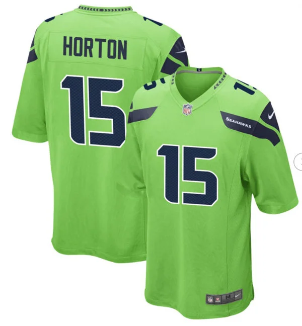 Men's Seattle Seahawks #15 Tory Horton Nike Neon Green Alternate Vapor F.U.S.E. Limited Jersey 