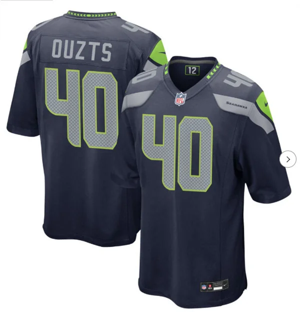 Men's Seattle Seahawks #40 Robbie Ouzts Nike Navy Vapor F.U.S.E. Limited Jersey 