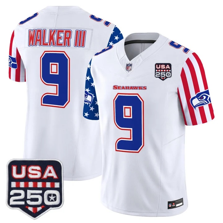 Men's Seattle Seahawks America 250 Edition Vapor Limited Jersey #9 WALKER III