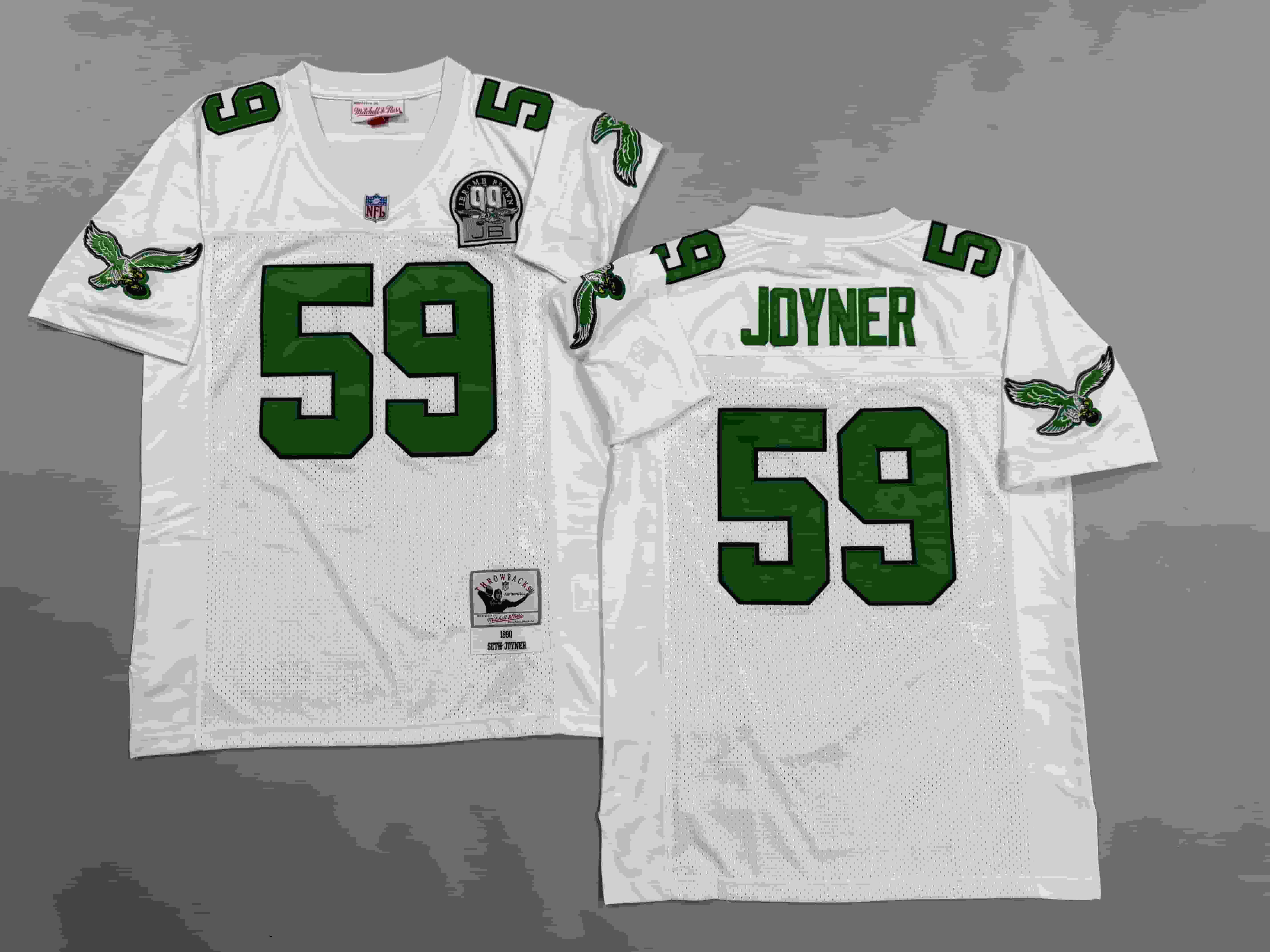 Men's Seth Joyner  White Philadelphia Eagles