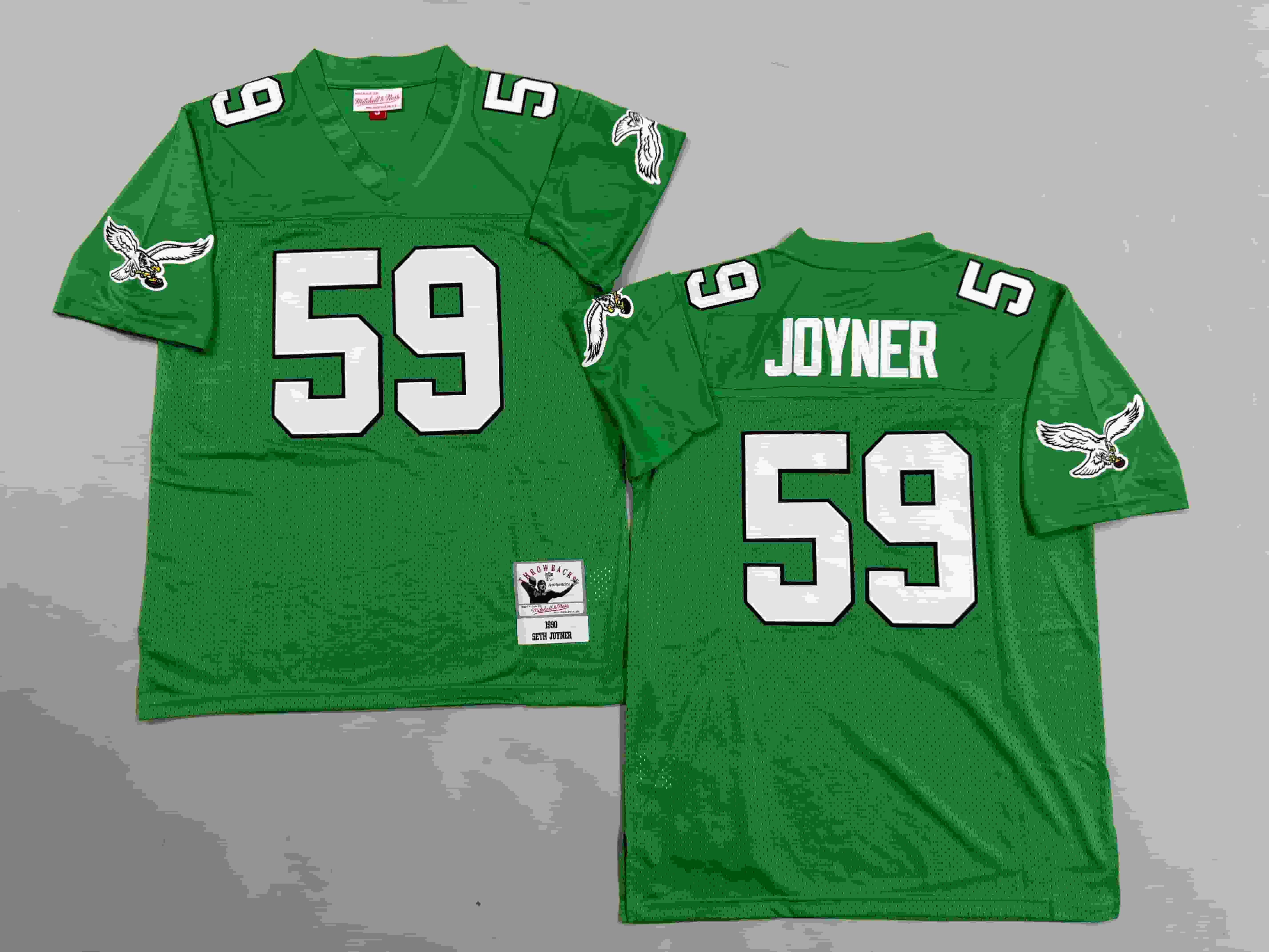 Men's Seth Joyner White   Philadelphia Eagles