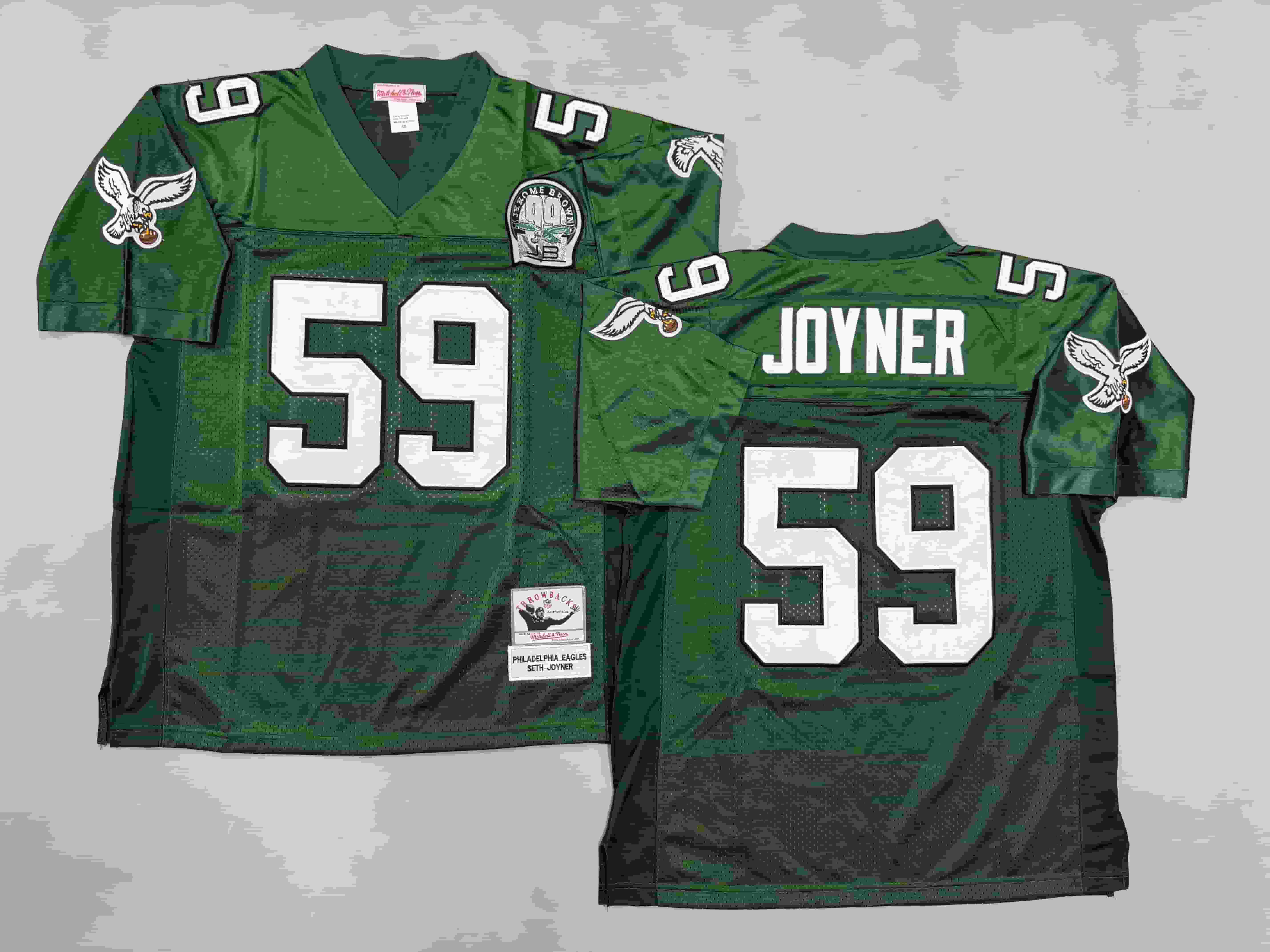 Men's Seth Joyner White Philadelphia  Eagles