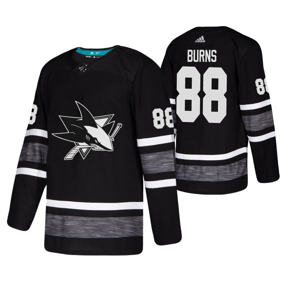 Men's Sharks #88 Brent Burns Black 2019 NHL All-Star Jersey