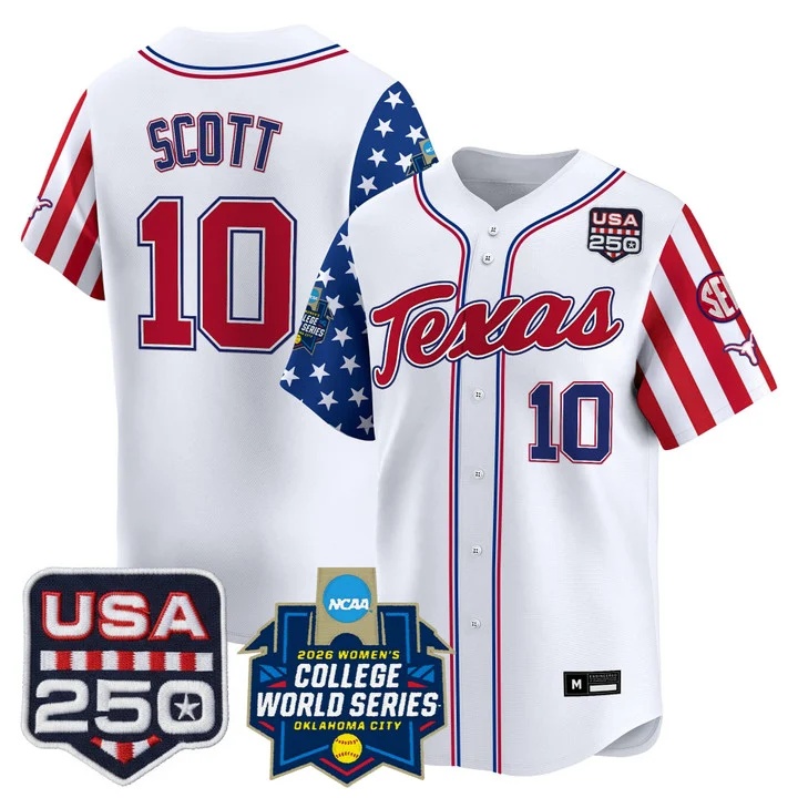 Men's Size -Texas Longhorn America 250 Edition Vapor Premier Limited Jersey #10 MIA SCOTT